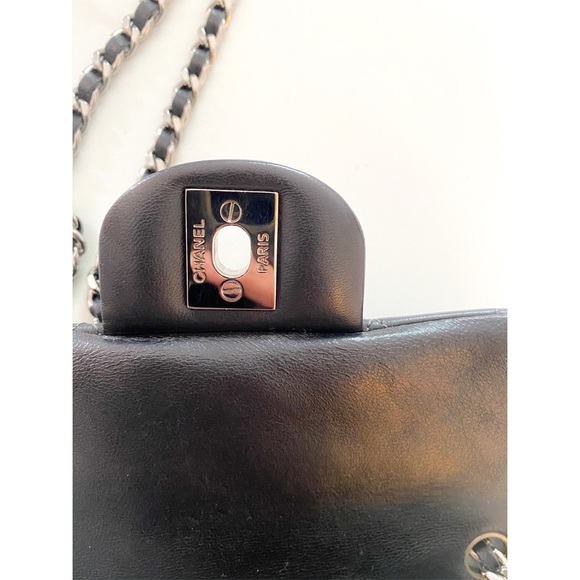 ▫️Chanel▫️ Quilted Mini Flap Charcoal Crossbody - Picture 9 of 13